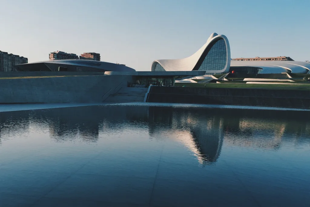 The Heydar Aliyev Center and The Shanghai Tower